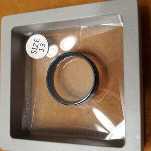 Mens Tungsten Blue Sz 13 7mm Wedding Band All Occassion